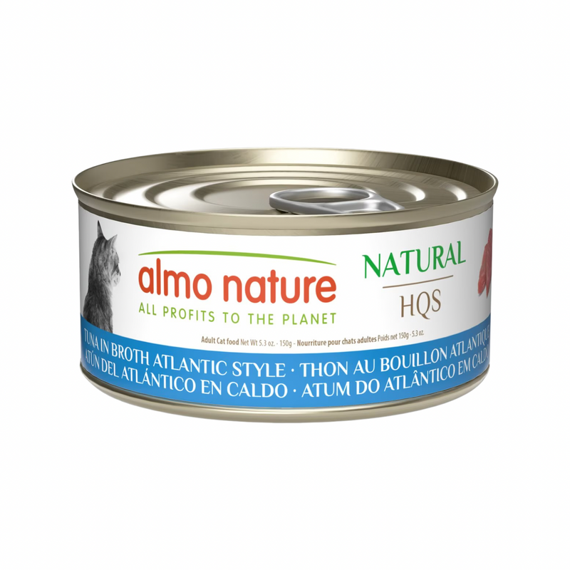 成年猫零食罐头 - HQS Natural - 金枪鱼汤汁配方（大西洋风味）
