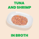 Canned Cat Treat - Natural HQS - Tuna & Shrimp in Broth - Adult