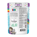 Wet Cat Food - BFF OMG Gravy! - Booya! - Beef & Chicken Dinner in Gravy