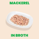 Canned Cat Treat - Natural HQS - Mackerel in Broth - Adult