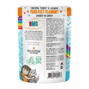 Wet Cat Food - BFF OMG Gravy!, Purr-Fect Plannin'! - Chicken, Turkey & Salmon Dinner in Gravy