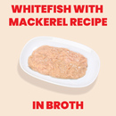 Canned Cat Treat - Natural HQS - Whitefish with Mackerel in Broth - Kitten