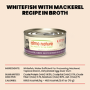 Canned Cat Treat - Natural HQS - Whitefish with Mackerel in Broth - Kitten