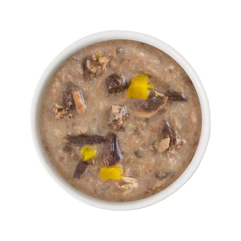 Nourriture pour chats en conserve - BFF OMG - J'adore Munchkin! - Dîner de poulet et de citrouille à la sauce - 2,8 oz