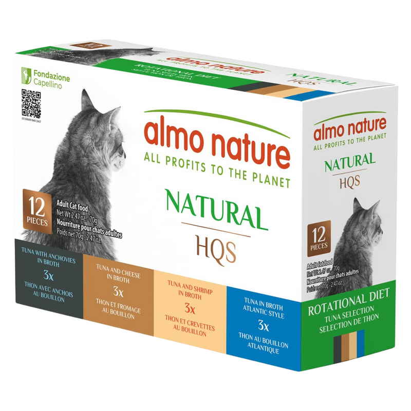 Canned Cat Treat - Natural HQS - Rotational Diet - Tuna Selection - Adult