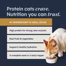 Canned Cat Food - Original Patés - Real Duck Entrée