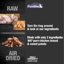 Air Dried Jerky Dog Treat - Chicken & Sweet Potato