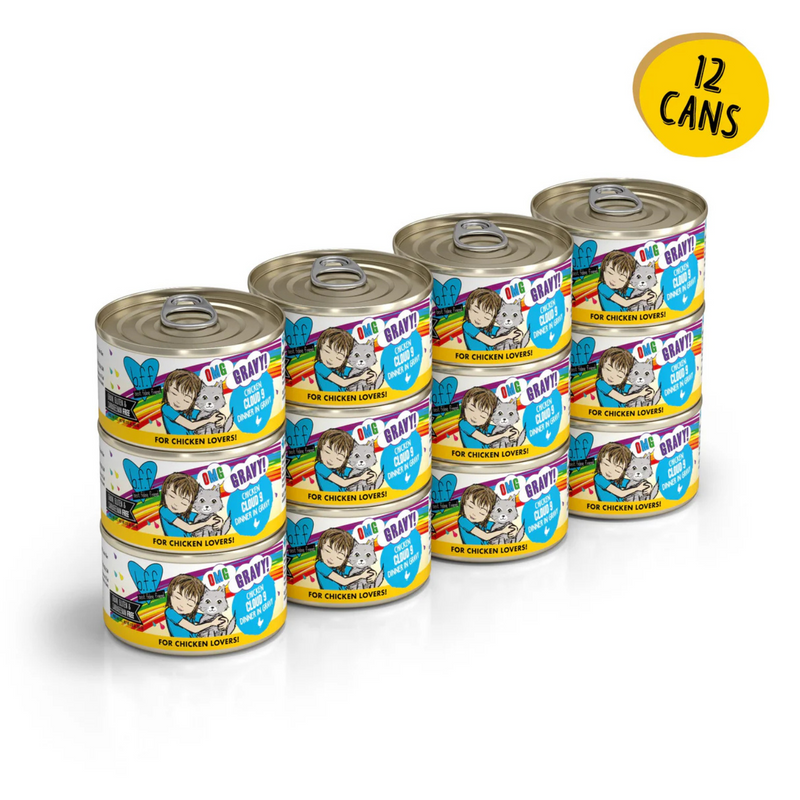 Canned Cat Food - BFF OMG Gravy! - Cloud 9 - Chicken Dinner in Gravy