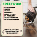 Canned Cat Food - Mousse HQS - Tuna Recipe with Sweet Potatoes in Gravy - Adult