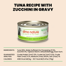Canned Cat Food - Mousse HQS - Tuna Recipe with Zucchini in Gravy - Adult
