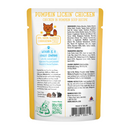 Pochette de chat - Chats dans la cuisine - Puce Leckin 'Poulet - Poulet dans une soupe à la citrouille - 3 oz