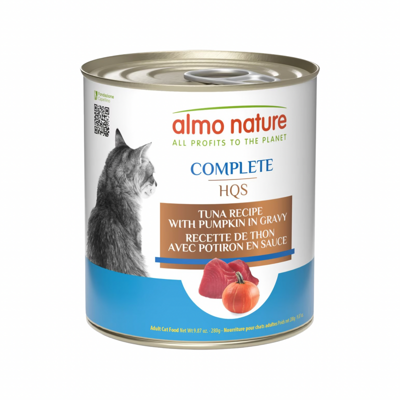 成年猫罐头 - HQS Complete - 肉汁金枪鱼南瓜配方 - 70克