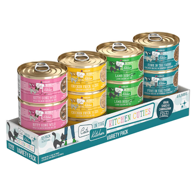 Canned Cat Food - Cats in the Kitchen - Kitchen Cuties - Variety Pack