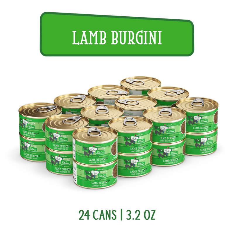 Canned Cat Food - Cats in the Kitchen, Lamb Burger-ini, Lamb Recipe Au Jus