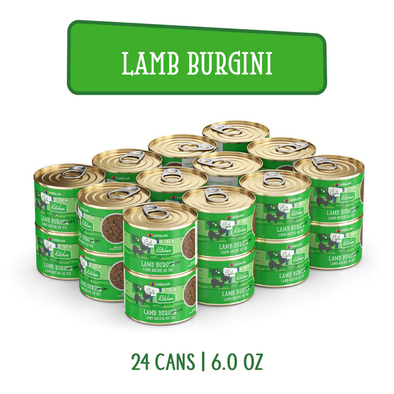 Canned Cat Food - Cats in the Kitchen, Lamb Burger-ini, Lamb Recipe Au Jus