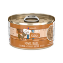 Canned Cat Food - Cats in the Kitchen - Fowl Ball - Chicken & Turkey Recipe Au Jus