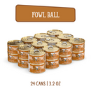 Canned Cat Food - Cats in the Kitchen - Fowl Ball - Chicken & Turkey Recipe Au Jus