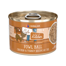 Canned Cat Food - Cats in the Kitchen - Fowl Ball - Chicken & Turkey Recipe Au Jus