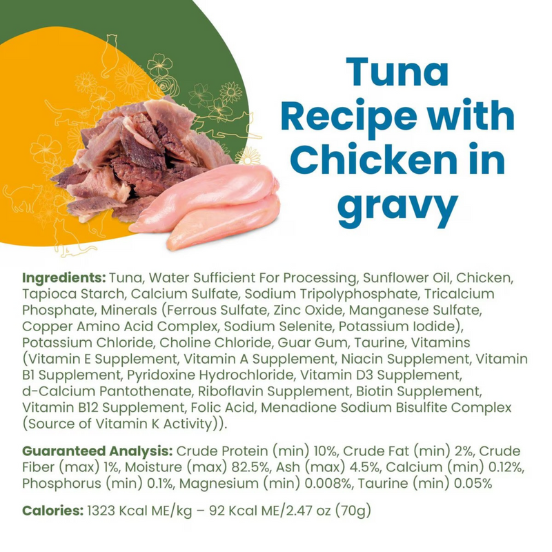 成猫罐头 - Classic Complete 系列 - 金枪鱼鸡肉配方肉汁款