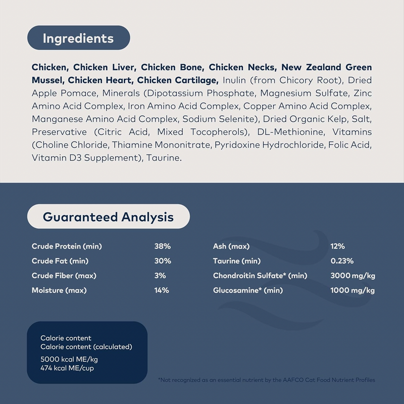 Air Dried Cat Food - Chicken Recipe