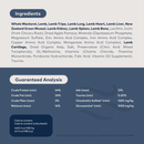 Nourriture pour chats séchés à l'air - recette de maquereau et d'agneau