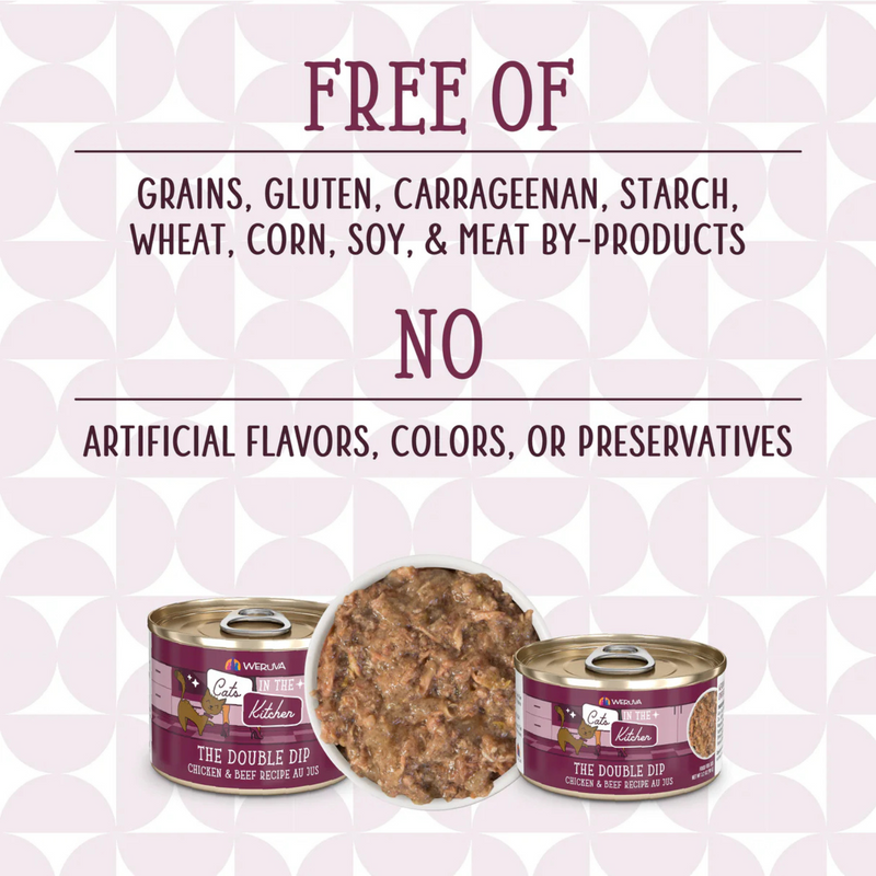 猫罐头 - 猫咪在厨房 - The Double Dip - 原汁鸡肉牛肉配方