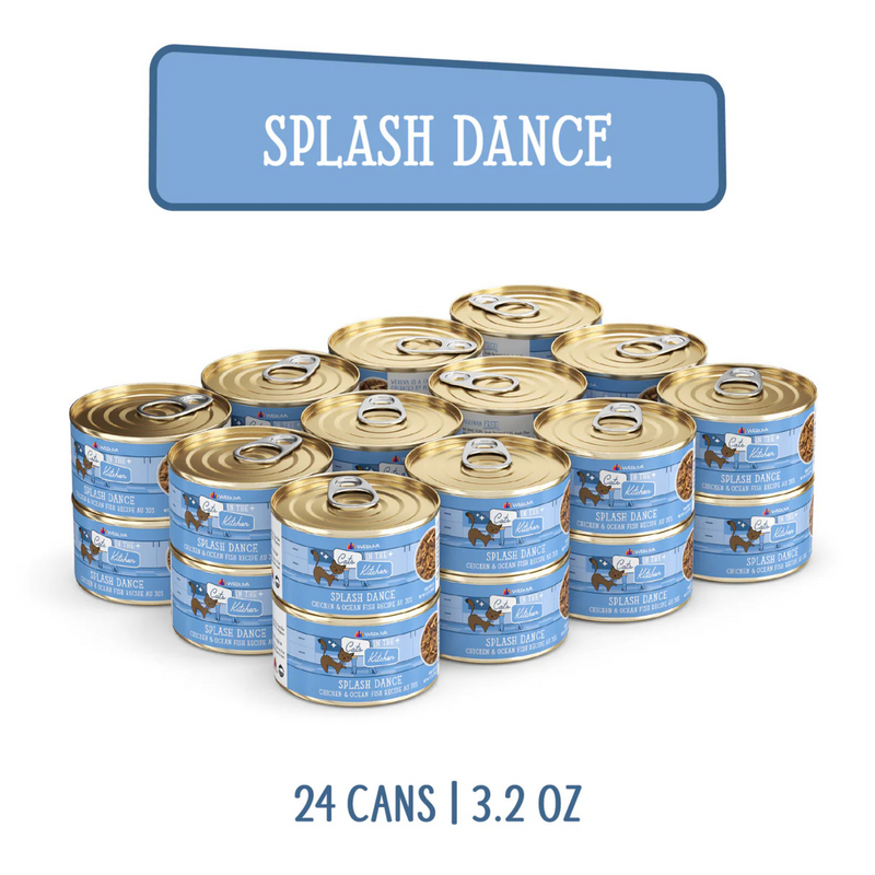Canned Cat Food - Cats in the Kitchen - Splash Dance - Chicken & Ocean Fish Recipe Au Jus