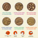 Pochette de chat - Chats dans la cuisine (Sns Paté) - Le pack de gateau - Pack de variété - 12 x 3 oz