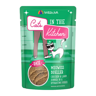 猫咪在厨房 - 猫咪妙鲜包 - Meowiss Bueller - 鸡肉羊肉饭 - 3盎司