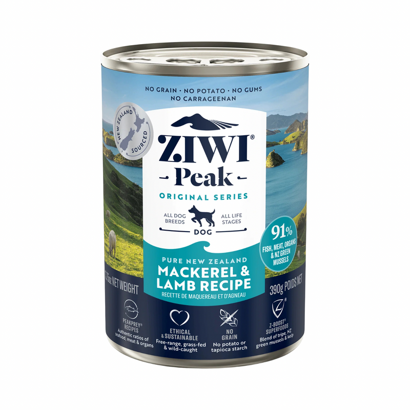 Canned Dog Food - Mackerel & Lamb Recipe
