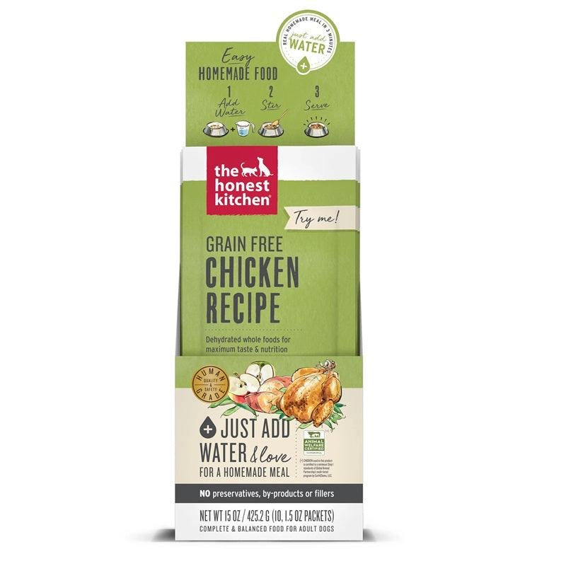 *(Best By 2025-03-06)* Dehydrated Dog Food - Grain Free Chicken Recipe - 1.5 oz