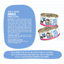 Nourriture pour chats en conserve - BFF Originals - Chuckles - Tuna & Chicken Dinner in Gelée - 5,5 oz