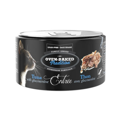 罐装猫粮拌料 - 金枪鱼搭配葡萄糖胺 - 3盎司