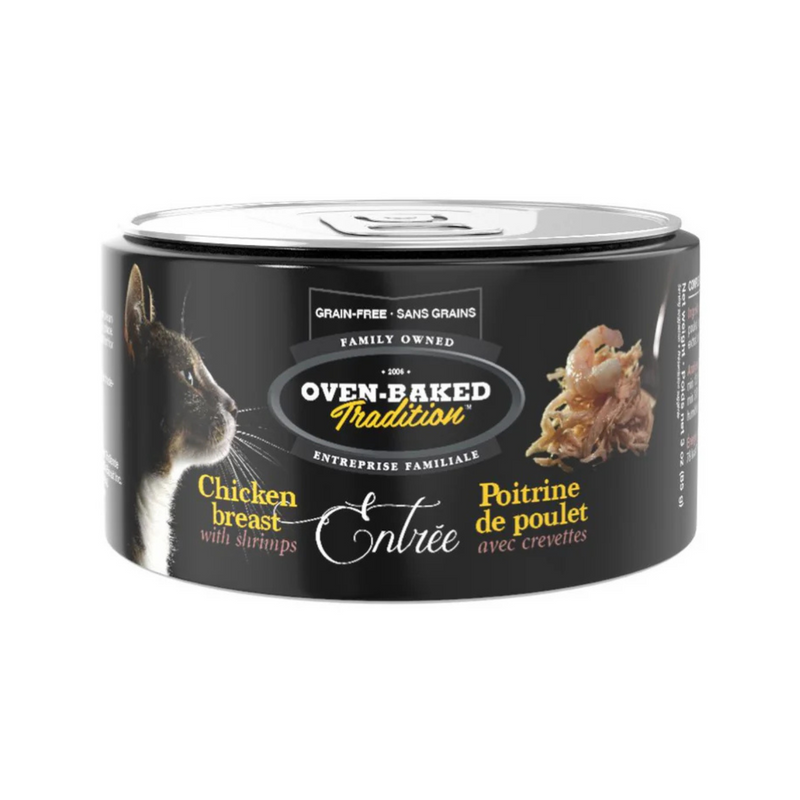 Canned Cat Food Topper - Chicken Breast Entrée With Shrimps - 3 oz