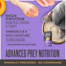 Wet Cat Food - SOLUTIONS MOUSSE - Light - Chicken, Turkey & Pumpkin Recipe in Broth - Adult