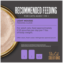 Wet Cat Food - SOLUTIONS MOUSSE - Light - Chicken, Turkey & Pumpkin Recipe in Broth - Adult