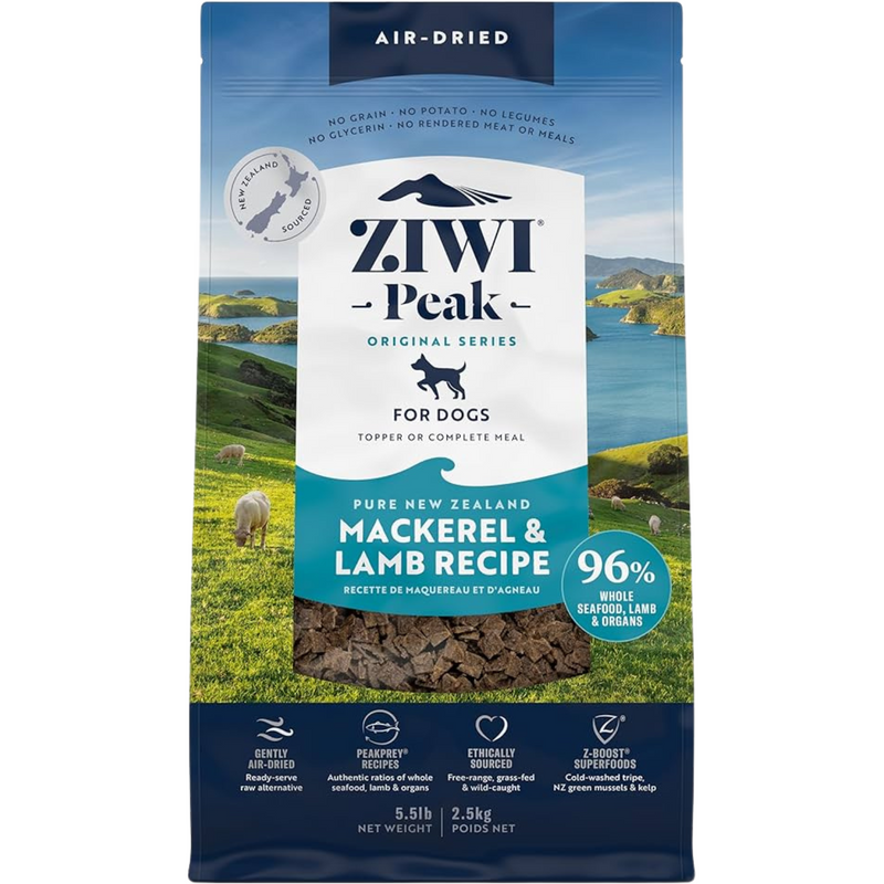 Air Dried Dog Food - Mackerel & Lamb Recipe