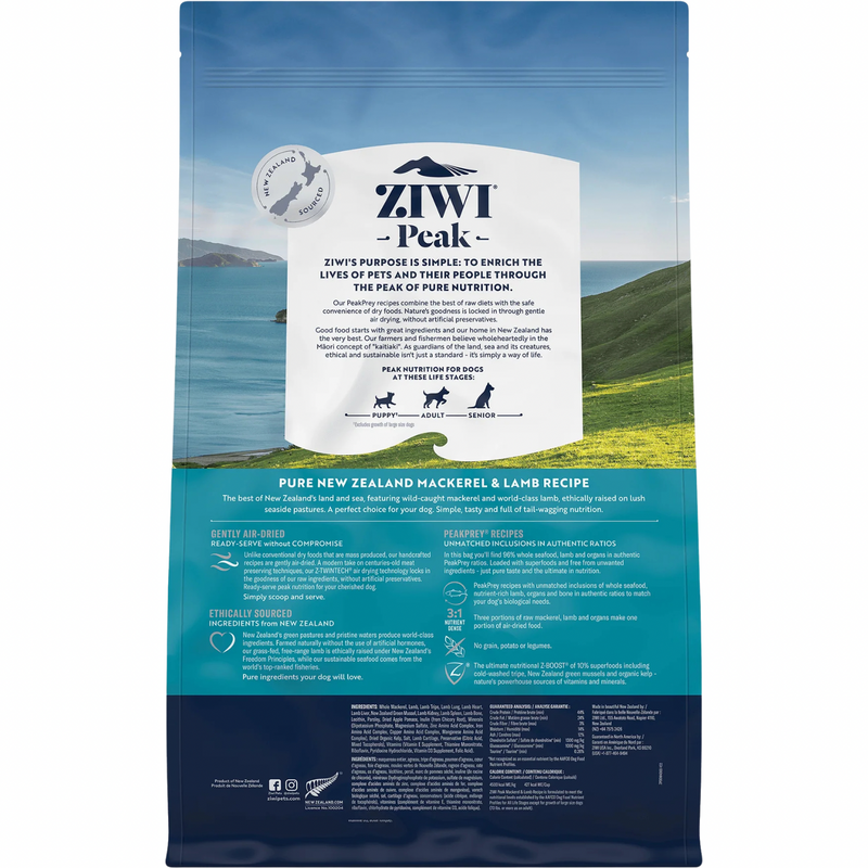 Air Dried Dog Food - Mackerel & Lamb Recipe