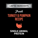 Dry Cat Food - SubZero - Limited Ingredients - Turkey & Pumpkin Recipe