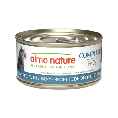 Canned Cat Food - Complete HQS - Deli Tuna Recipe in Gravy - Adult