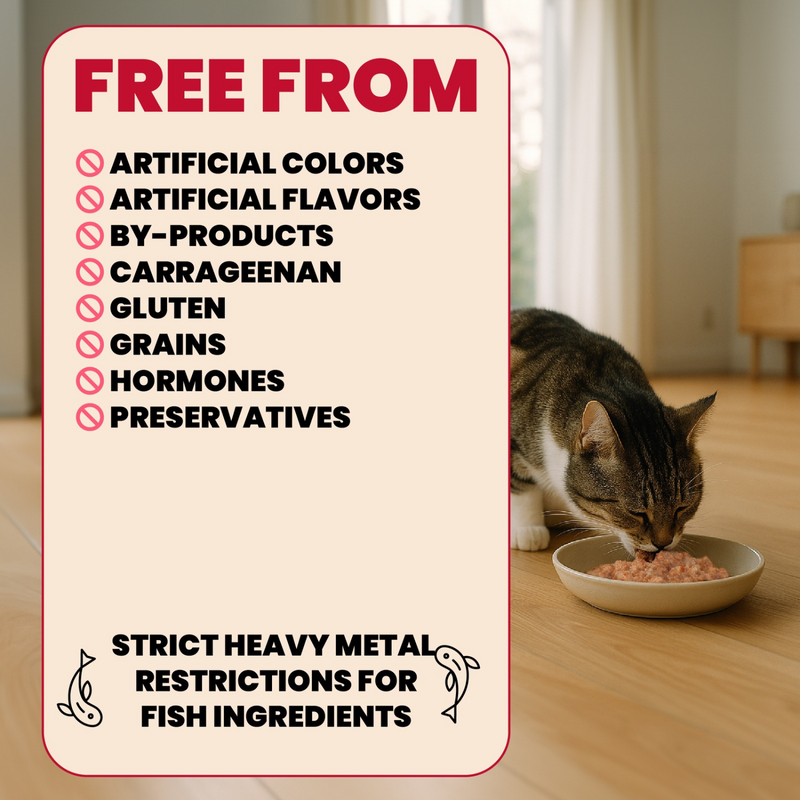 成年猫湿粮 - HQS La Cucina - 金枪鱼木瓜肉汁配方 - 55克妙鲜包