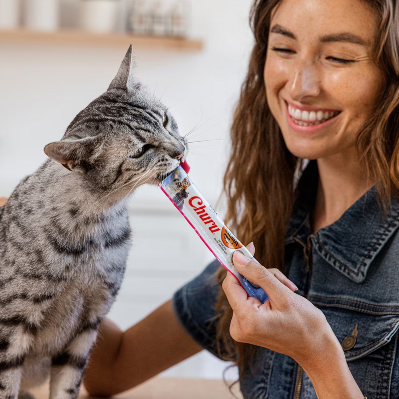 Creamy Cat Treat - CHURU - Salmon Recipe with Scallop Flavor