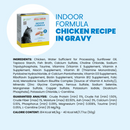 Canned Cat Food - Supportive Formulas HQS - Indoor Formula - Chicken Recipe in Gravy - Adult