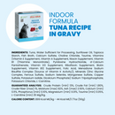 Canned Cat Food - Supportive Formulas HQS - Indoor Formula - Tuna Recipe in Gravy - Adult