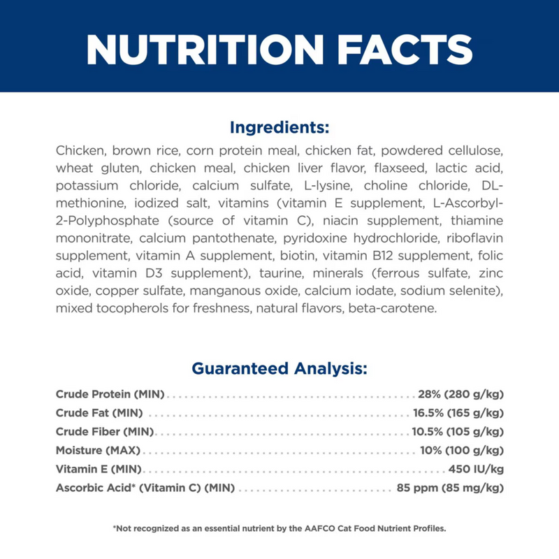 Dry Cat Food - Oral Care ADULT - Chicken Recipe