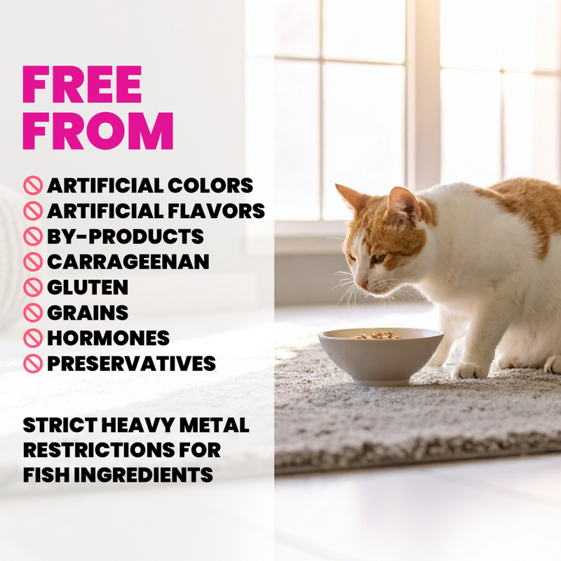 Canned Cat Food - Supportive Formulas HQS - Skin & Coat Support Formula - Chicken Fillet Recipe in Gravy - Adult