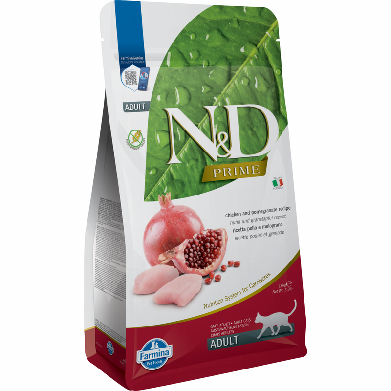 Dry Cat Food - N & D - PRIME - Chicken & Pomegranate - Adult