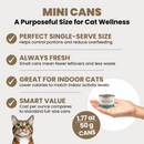 成年猫罐头 - HQS Golden Age - 肉汁金枪鱼海鱼配方 - 50克×6罐装