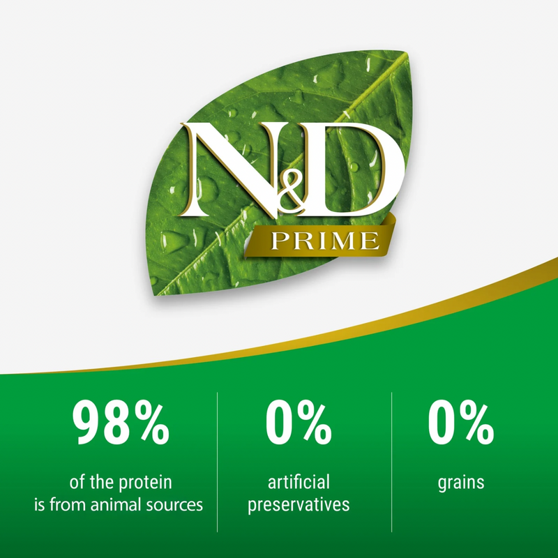 Dry Cat Food - N & D - PRIME - Boar & Apple - Adult