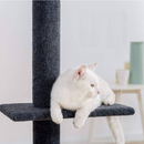 Adjustable Floor-to-Ceiling Cat Tree, 4-Tier Vertical Climbing Tower